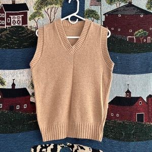 70s wool sweater vest